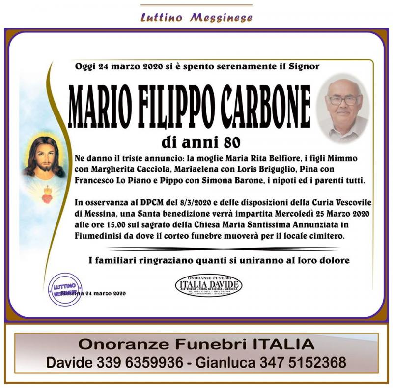 Mario Filippo Carbone