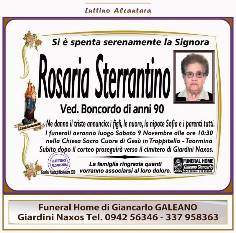 Rosaria Sterrantino