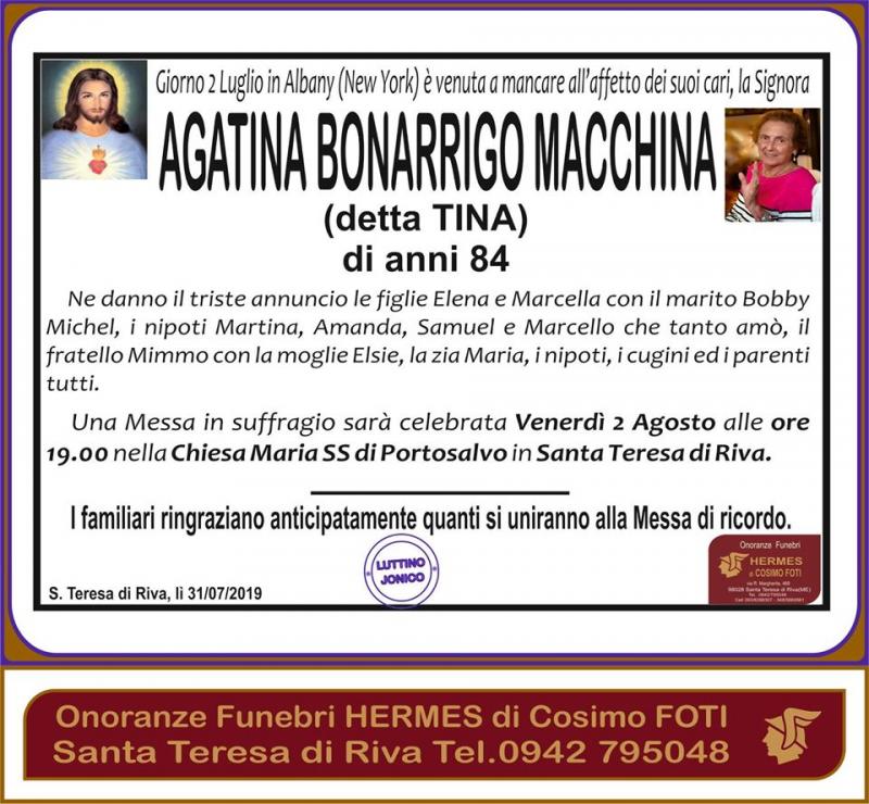 Agatina Bonarrigo Macchina