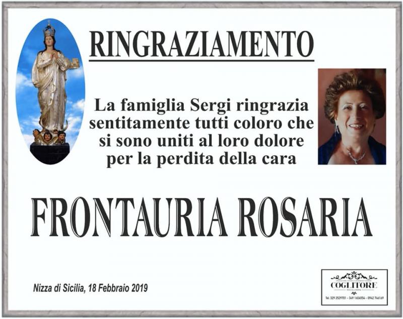 Rosaria Frontauria