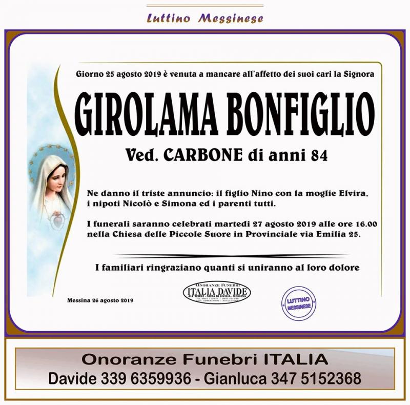 Girolama Bonfiglio 