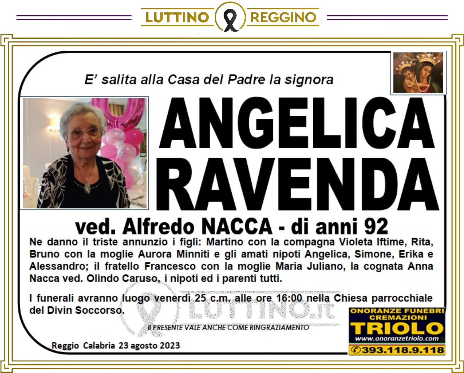 Angelica Ravenda