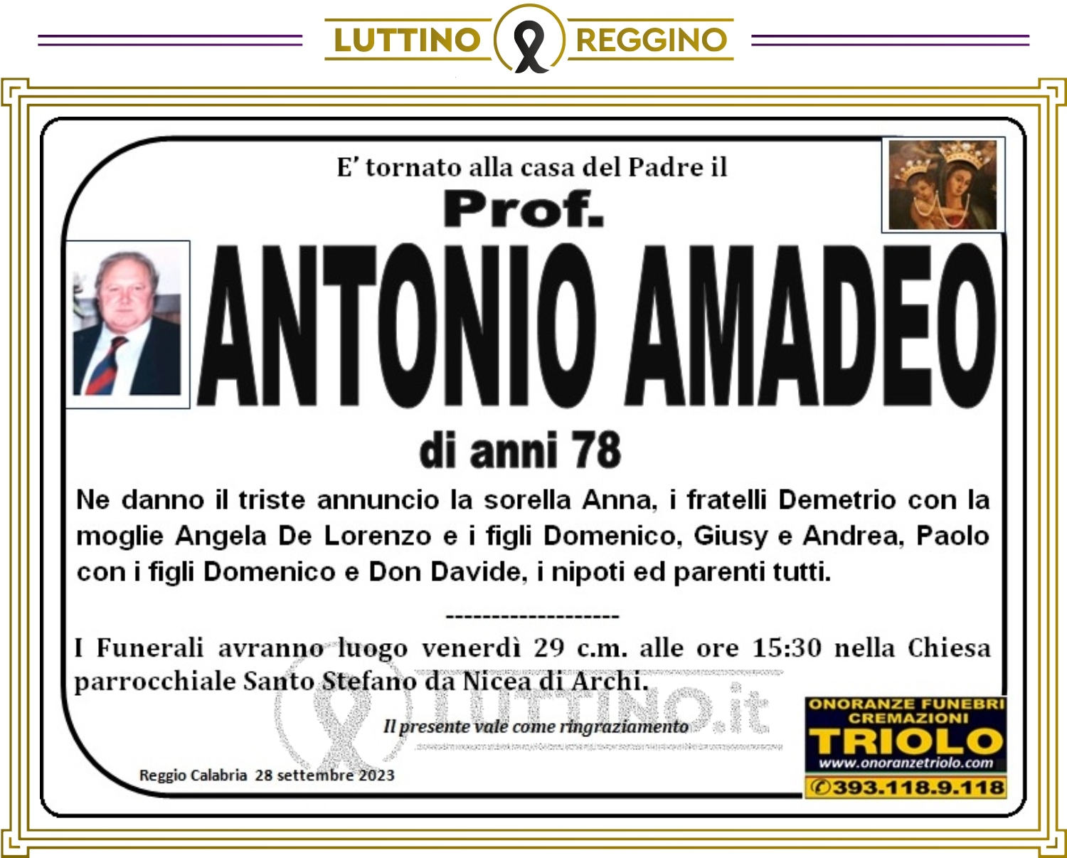 Antonio Amadeo