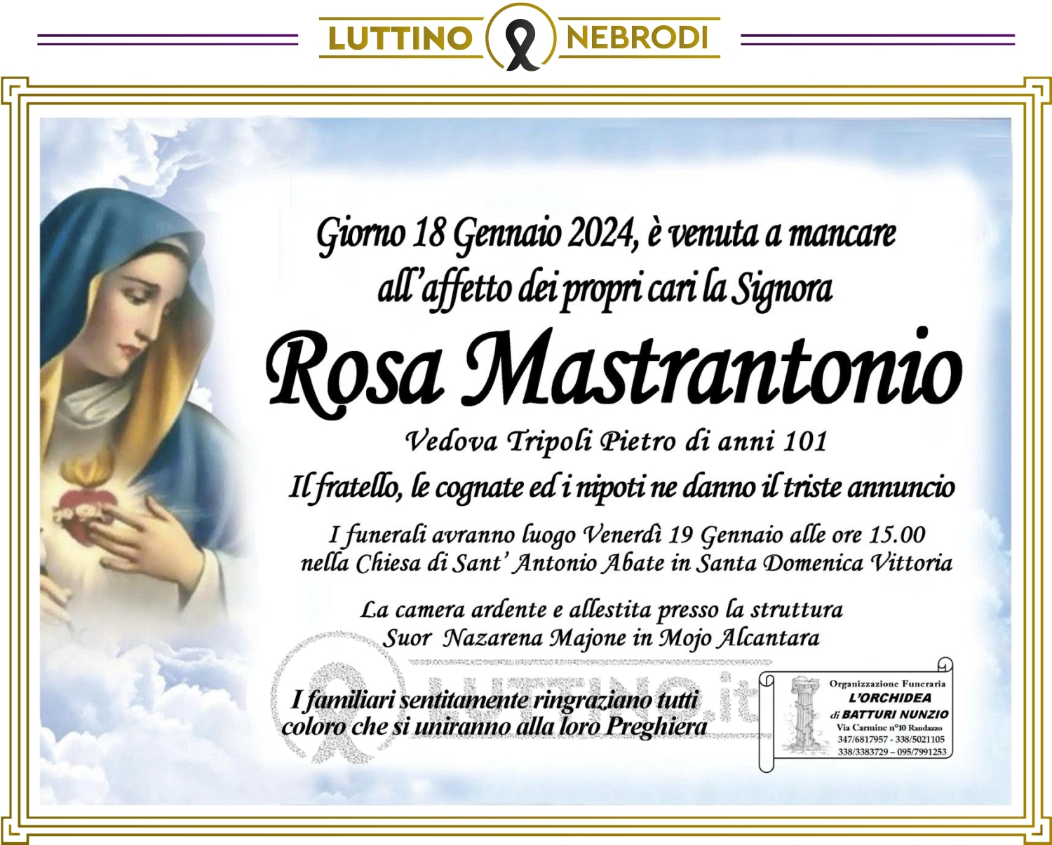 Rosa Mastrantonio