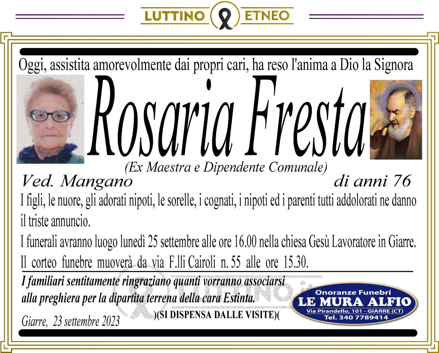 Rosaria Fresta