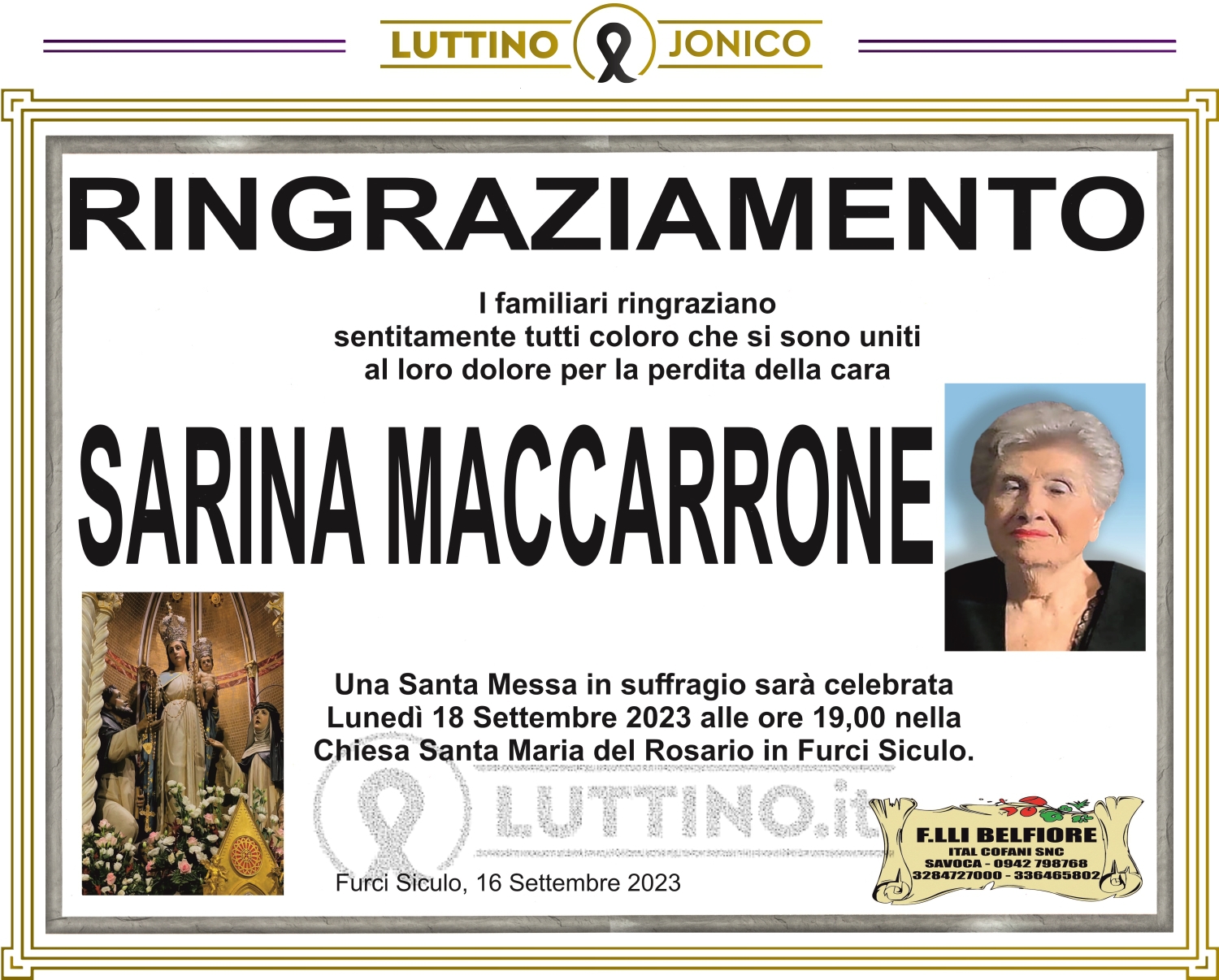 Sarina Maccarrone
