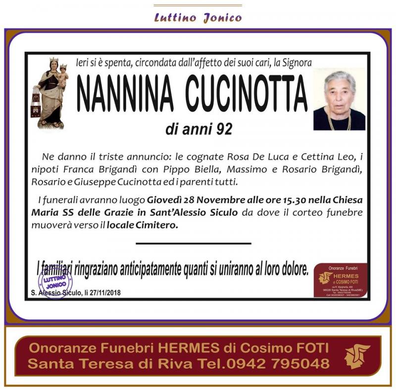 Nannina Cucinotta