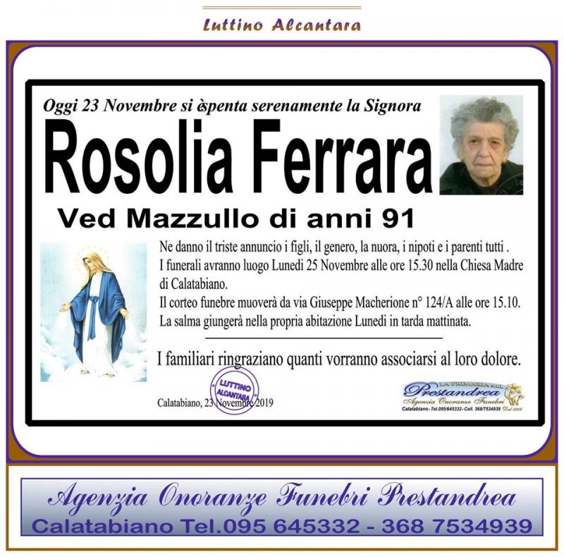 Rosolia Ferrara