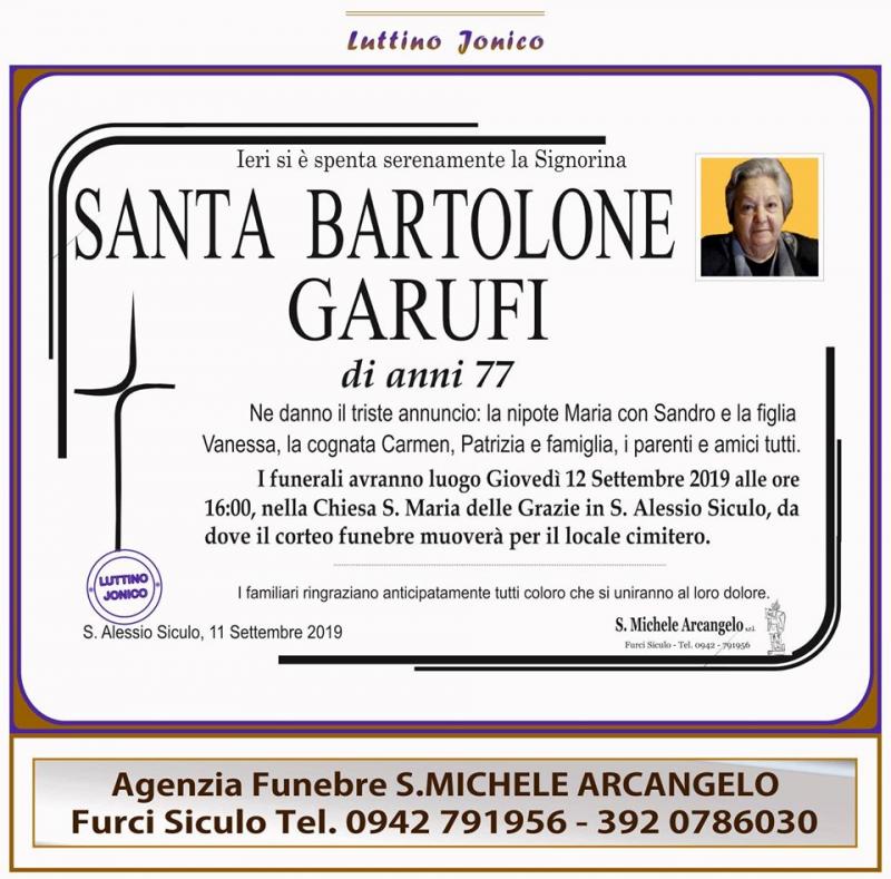 Santa Bartolone Garufi