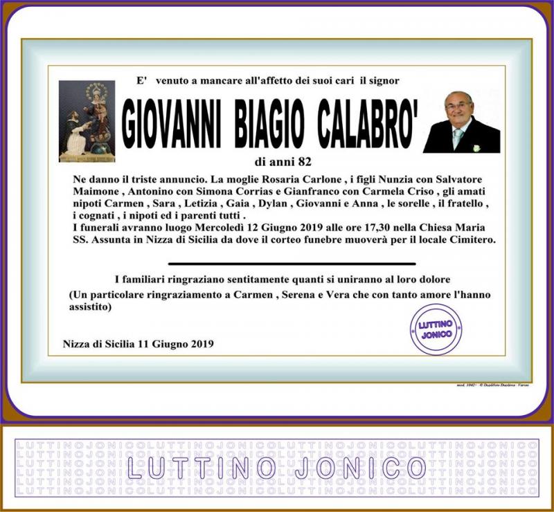 Giovanni Biagio Calabrò