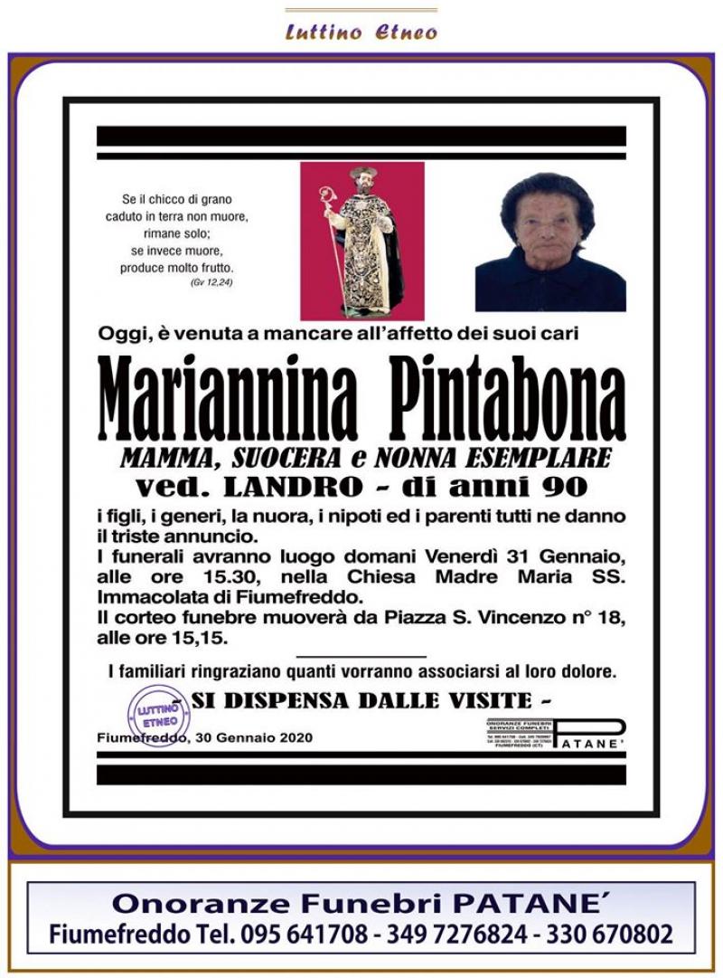 Mariannina Pintabona