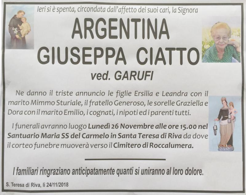 Argentina Giuseppa Ciatto